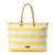 Saint Tropez Weekender Bag in Yellow & White