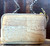 Yellow Daisy Cork Coin Purse with Keyring, back view, plain natural cork
