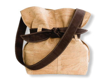 Shop now Natural Cork Knot Shoulder Bag