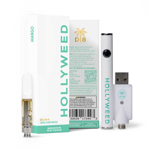 Hollyweed - Delta 8 - 510 Cartridge - Mango - 900MG