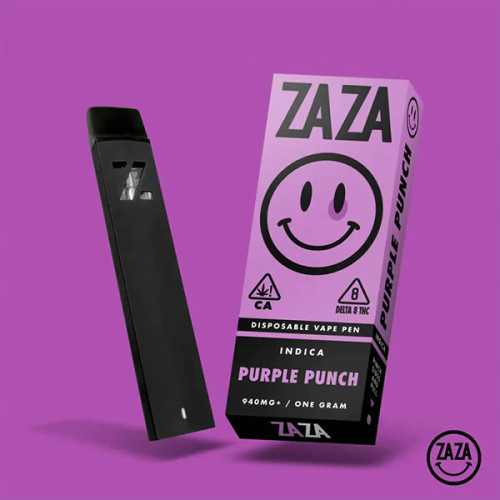 ZAZA - Delta 8 - Disposable Vape - Purple Punch - 1G