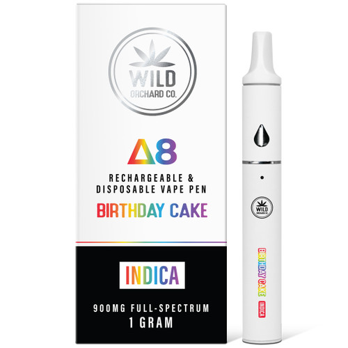 Wild Orchard - Delta 8 - Disposable Vape - Birthday Cake - 1G