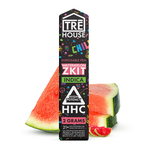 TREhouse - HHC - Disposable Vape - Watermelon Zkit - 2G