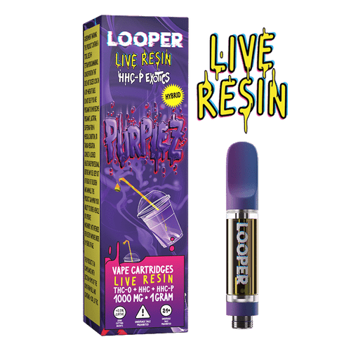 Looper - Live Resin - HCCP - 510 Cartridge - Purplez - 1G