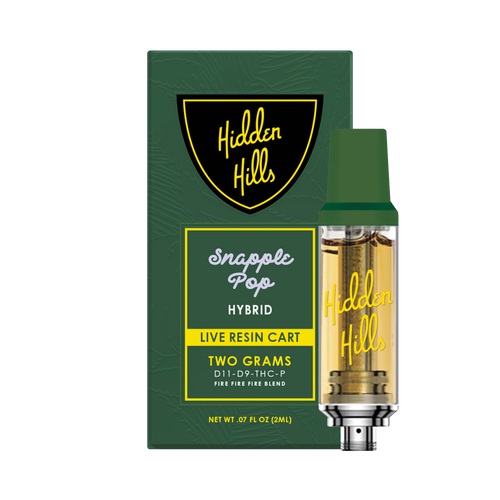 Hidden Hills - Delta 9 - Delta 11 - THCP - 510 Cartridge - Snapple Pop - 2G