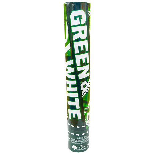Green White Confetti Cannon