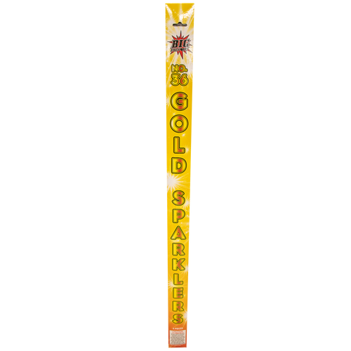 36" Gold Metal Sparkler