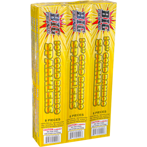 10" Gold Bamboo Sparkler