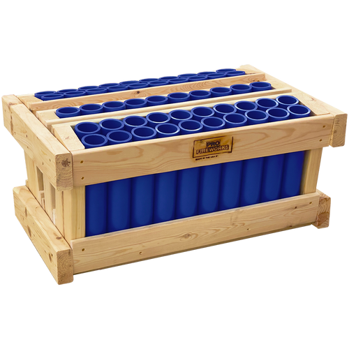 50 Tube Premium Fan HDPE Rack