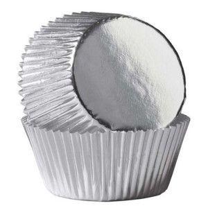 Silver Foil Baking Cups
