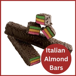 Rainbow Almond Layer Bars