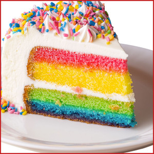 [Almond Rainbow Cake]