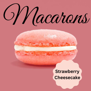 [Macarons Strawberry Cheesecake]