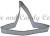 Witch Hat Cookie Cutter 4-1/2"