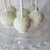 White almond cake pops are very popular for birthdays and weddings, however can be ordered for any occasion.  Made with our moist white almond cake inside & dipped in white chocolate coating with sprinkles on top!  White almond cake pops are very popular for birthdays and weddings, however can be ordered for any occasion.  Made with our moist white almond cake inside & dipped in white chocolate coating with sprinkles on top!