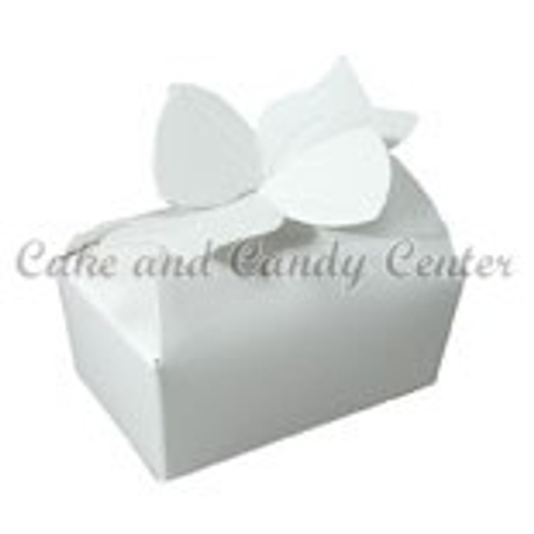 Bow Box-White Bulk Pkg. of 50