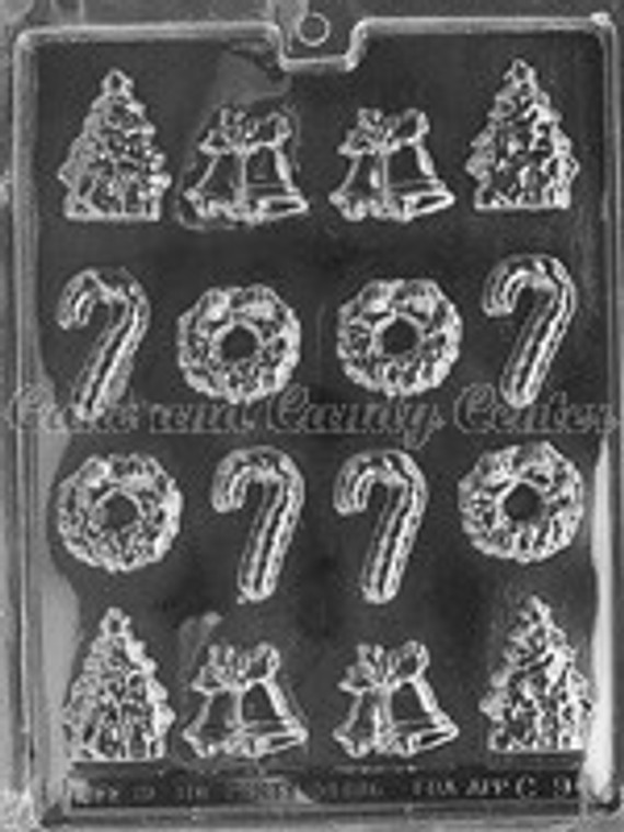 Christmas Bite Size Assortment Candy Mold