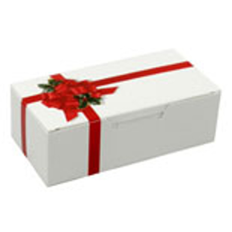 2 lb. Ribbon & Holly Box