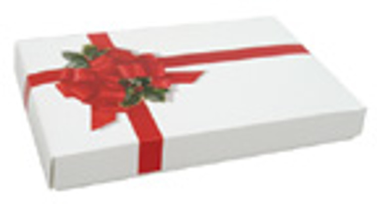 1 lb. 2 pc. Ribbon & Holly Box 