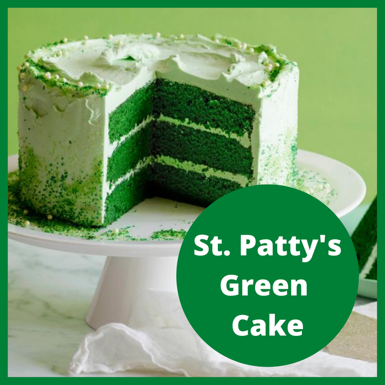 [St. Patrick's Day Green Mint Cake]