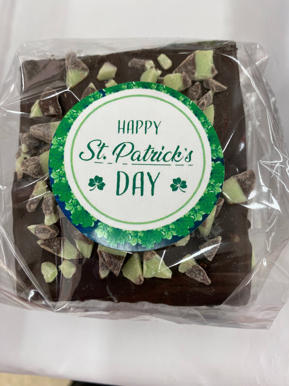 [St. Patrick's Day Mint Brownie]