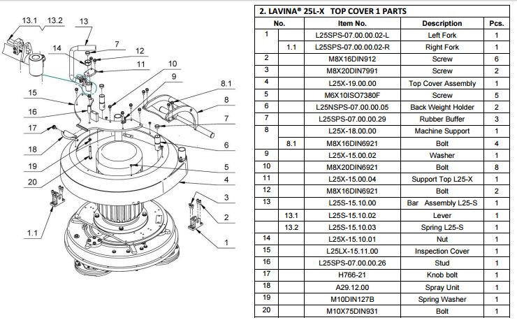 Machine Support L25L-X - Niagara Machine, Inc Online Store.