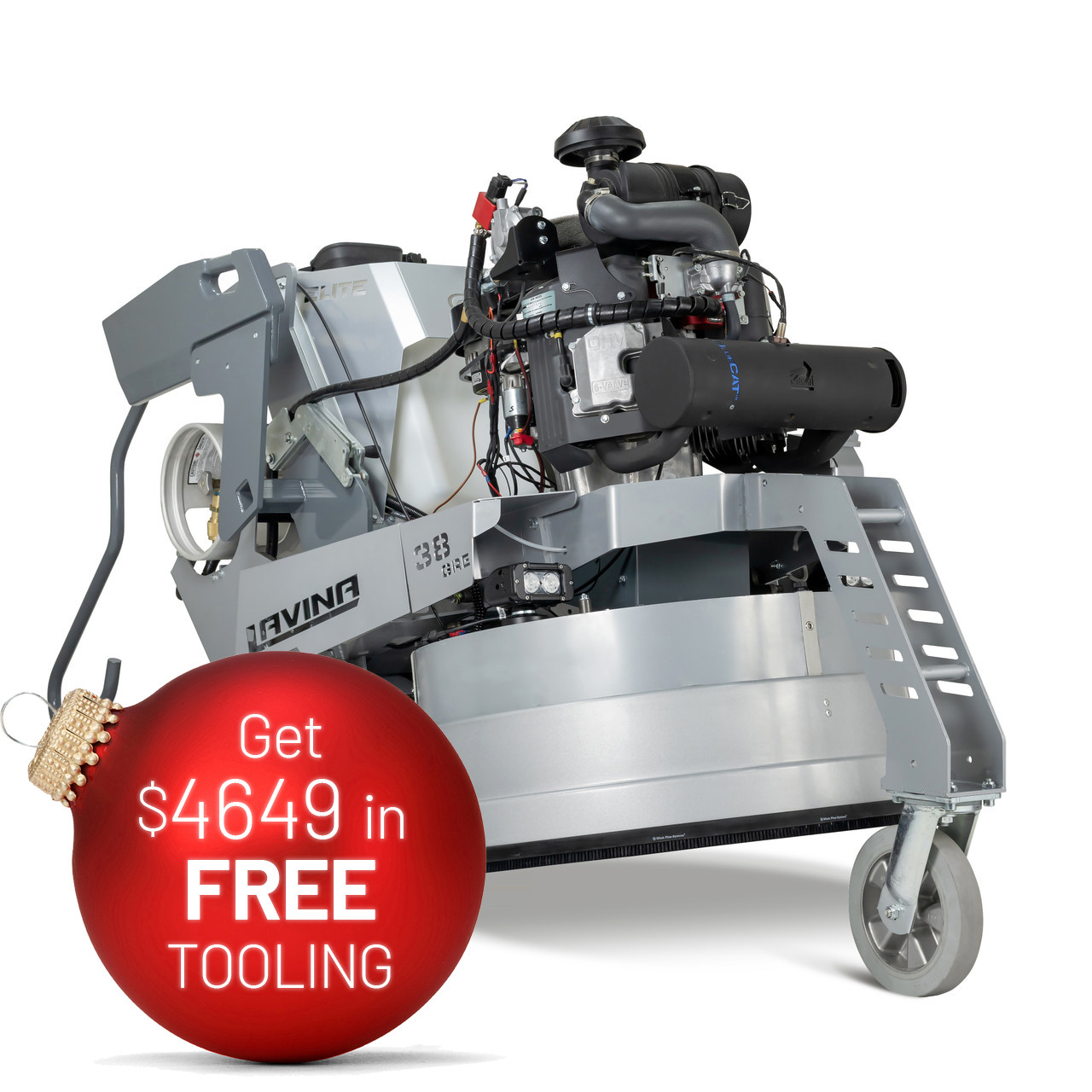 リトルリフナー L38GREB Remote-Controlled Grinder - Niagara Machine, Inc Online Store.