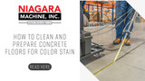 How to Clean and Prepare Concrete Floors for Color Stain