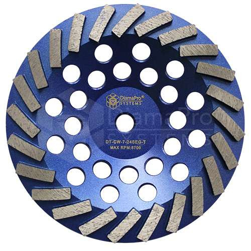7" 24 Seg Turbo Cup Wheel T 