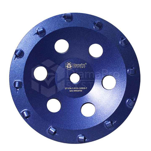 7" 12 Seg 1/4 Round PCD Cup Wheel T