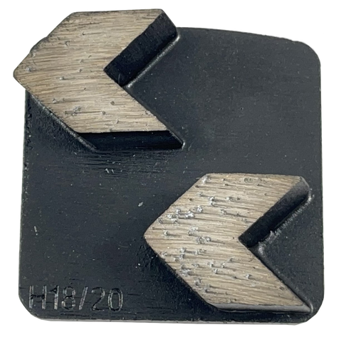 Husqvarna compatible 2 arrow diamond- gray 