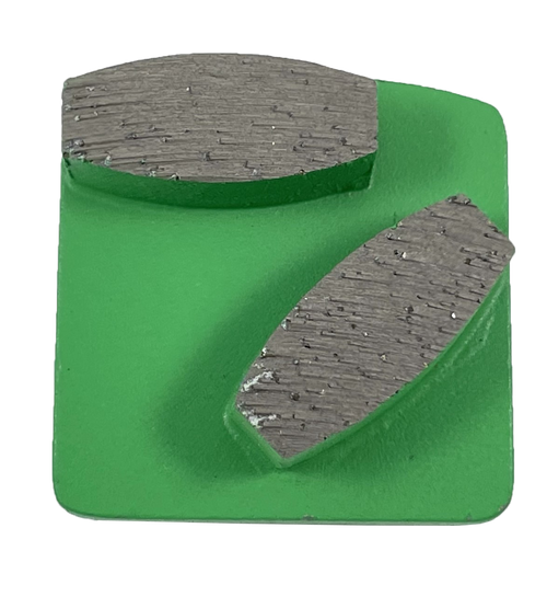 Husqvarna compatible 2 bar diamonds-  green 