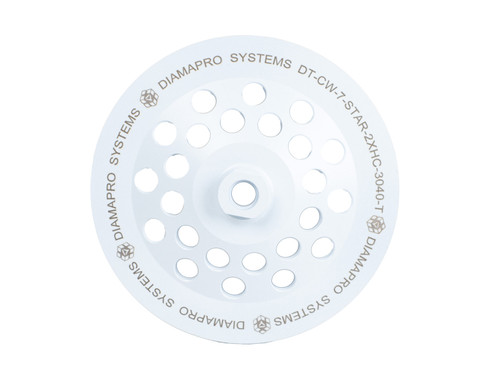 7-'' Inch Concrete Floor Grinder For EpoxyTurbo Diamond Segment Cup Wheel Coatings/Vinyl/Mastic/Stone 180mm Aggressive To Remove Painting On - View #8