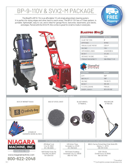 BP-9-110V and SVX2-M Package