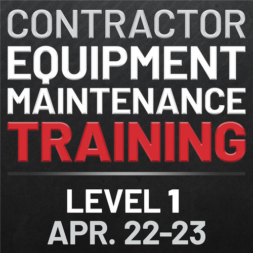 April Contractor Maintenance Training Sign-Up