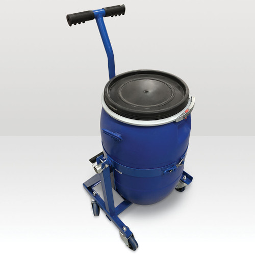 Self-Leveling Mixing Barrel Cart