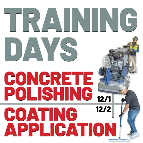 December Concrete Polishing & Coating Application Training - Debary, FL