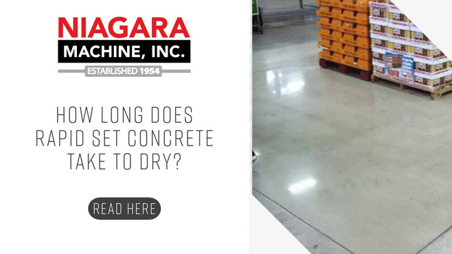How Long Does Rapid Set Concrete Take to Dry?