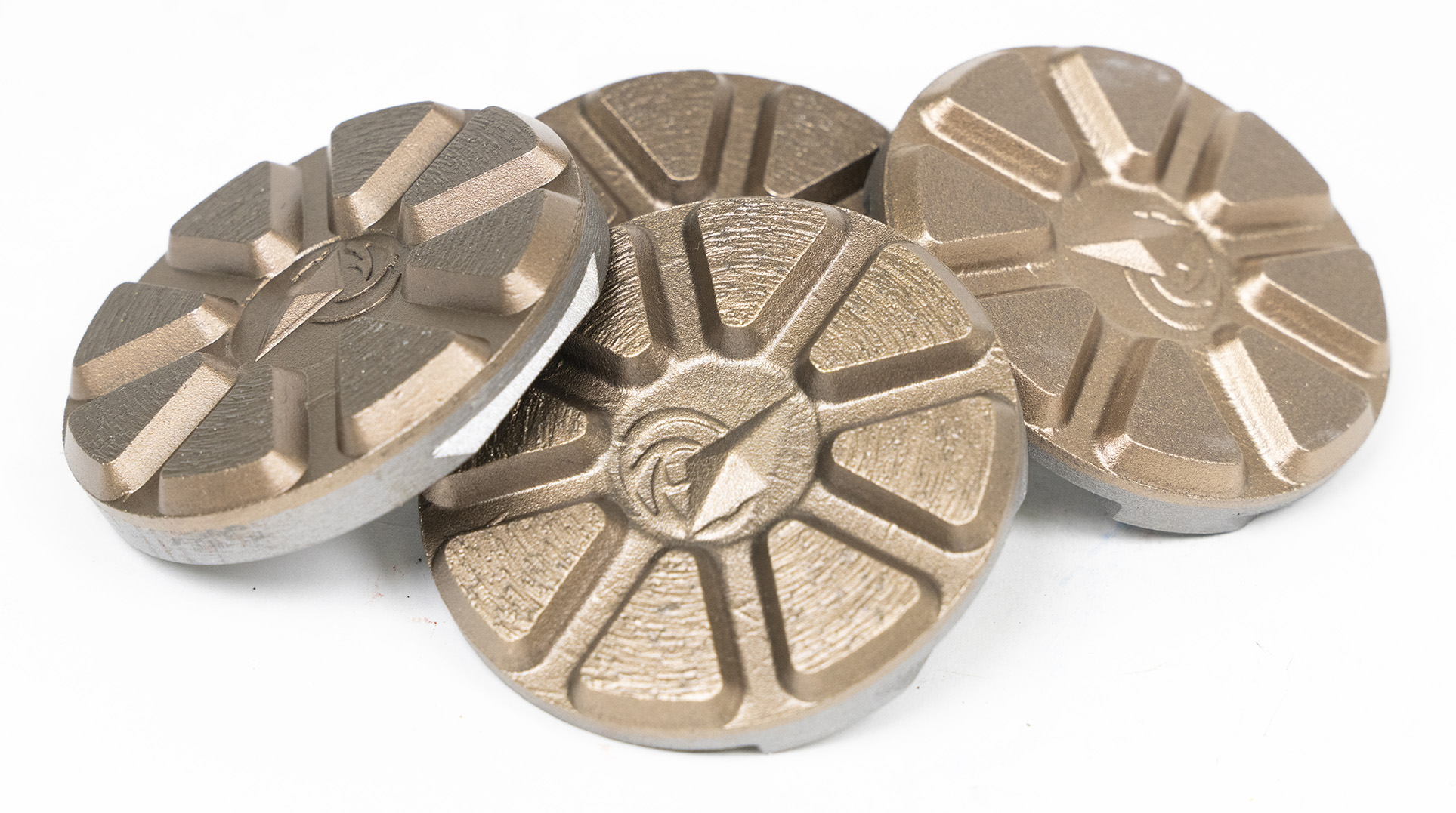 SA Superthick Discs on QC Trapezoid Pad - Niagara Machine