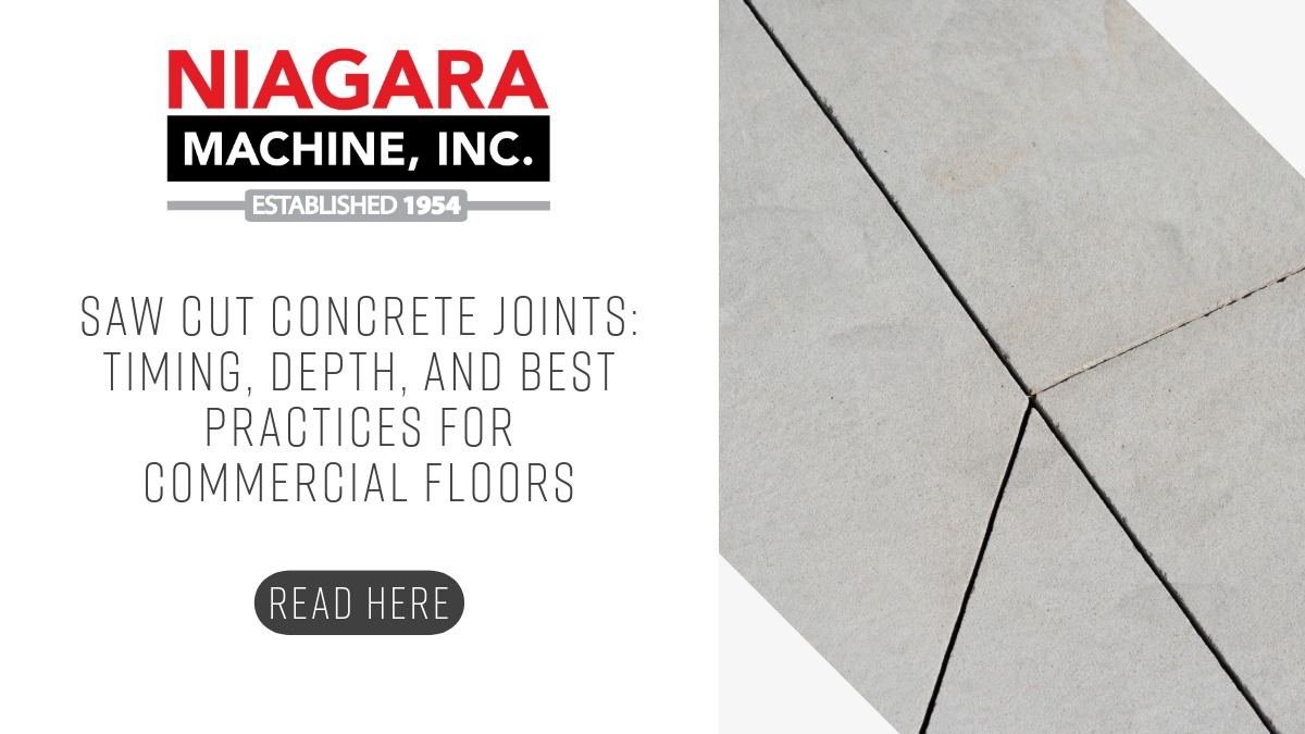 Saw Cut Concrete Joints: Timing, Depth, and Best Practices for Commercial Floors