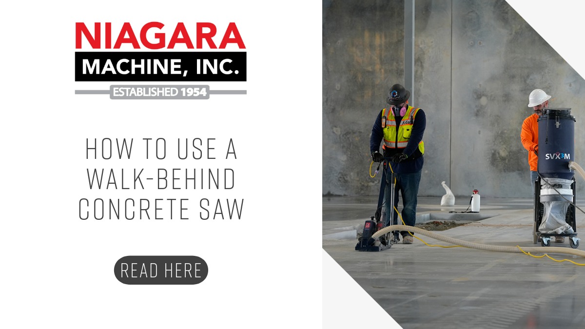 How to Use a Walk-Behind Concrete Saw