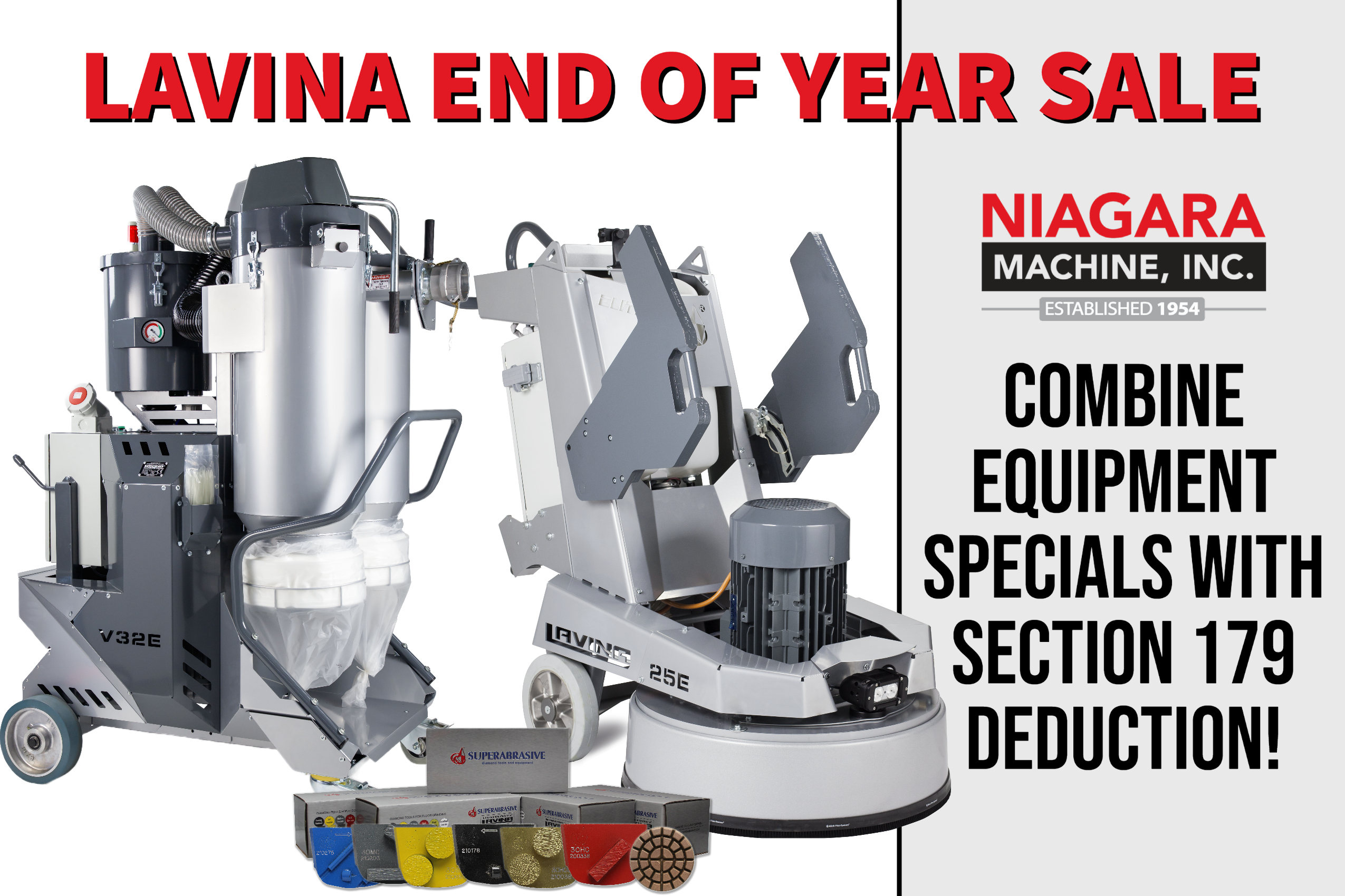 Lavina End of Year Special 2022 Niagara Machine, Inc Online Store.