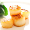 Plump caramelized Alaska scallops.