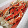 Case of Alaska red king crab legs & claws.