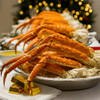 20 lb CASE - FRESHLY-Caught Alaska Jumbo Golden King Crab Legs & Claws