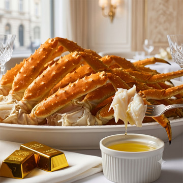 Just In! FRESHLY-Caught Alaska Golden King Crab