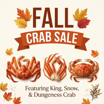 Fall Crab Sale - Save on your favorite crabs!