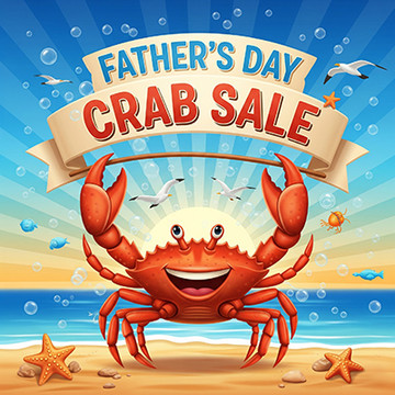 Father's Day Crab Sale - Save on Select Crab!