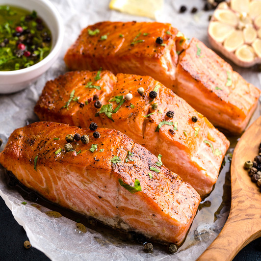 20 lb CASE - Copper River (Alaska) King Salmon - Premium Portions 20 lb CASE - Copper River (Alaska) King Salmon - Premium Portions