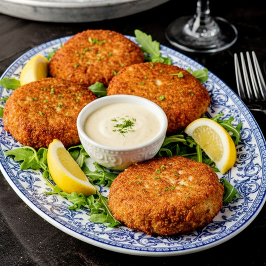 King Crab Cakes - Boardwalk-Style (4 x 2oz)